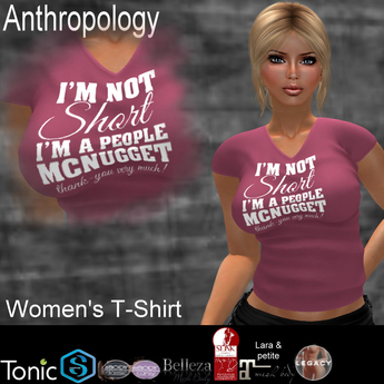 Second Life Marketplace - I'm not short. I'm a people Mcnugget (WHT)